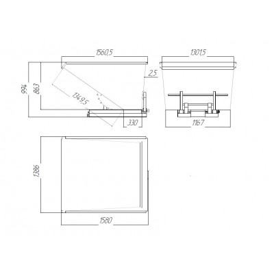Kippbehälter AUTOMATIC HEAVY 900 l
